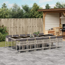 9-Delige Tuinset Poly Rattan