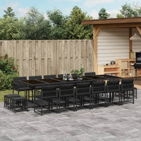 11-Delige Tuinset Met Kussens Poly Rattan