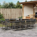11-Delige Tuinset Met Kussens Poly Rattan