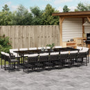 11-Delige Tuinset Met Kussens Poly Rattan