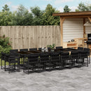 11-Delige Tuinset Met Kussens Poly Rattan