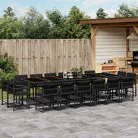 11-Delige Tuinset Met Kussens Poly Rattan