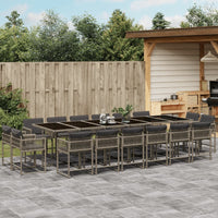 11-Delige Tuinset Met Kussens Poly Rattan