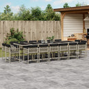 11-Delige Tuinset Met Kussens Poly Rattan