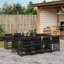 7-Delige Tuinset Met Kussens Poly Rattan