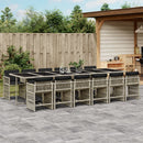 7-Delige Tuinset Met Kussens Poly Rattan