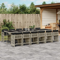 7-Delige Tuinset Met Kussens Poly Rattan