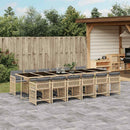 7-Delige Tuinset Met Kussens Poly Rattan