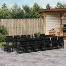 11-Delige Tuinset Met Kussens Poly Rattan