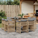 11-Delige Tuinset Met Kussens Poly Rattan