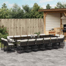11-Delige Tuinset Met Kussens Poly Rattan