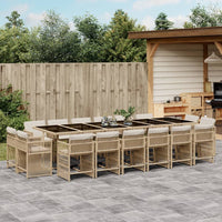 11-Delige Tuinset Met Kussens Poly Rattan