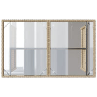 2-Delige Tuinset Met Kussens Poly Rattan