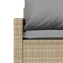 2-Delige Tuinset Met Kussens Poly Rattan