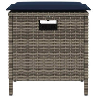 5-Delige Tuinset Met Kussens Poly Rattan