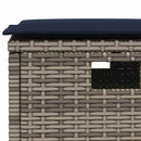 5-Delige Tuinset Met Kussens Poly Rattan