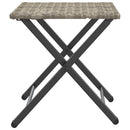 5-Delige Tuinset Inklapbaar Poly Rattan