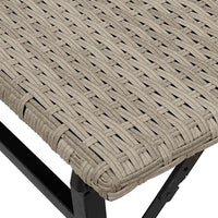 5-Delige Tuinset Inklapbaar Poly Rattan
