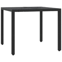 3-Delige Tuinset Met Kussens Poly Rattan
