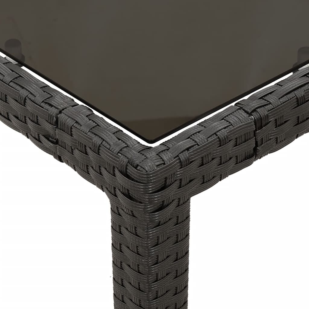 3-Delige Tuinset Met Kussens Poly Rattan
