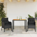 5-Delige Tuinset Met Kussens Poly Rattan