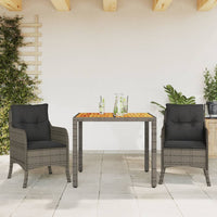 5-Delige Tuinset Met Kussens Poly Rattan