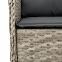 9-Delige Tuinset Met Kussens Poly Rattan