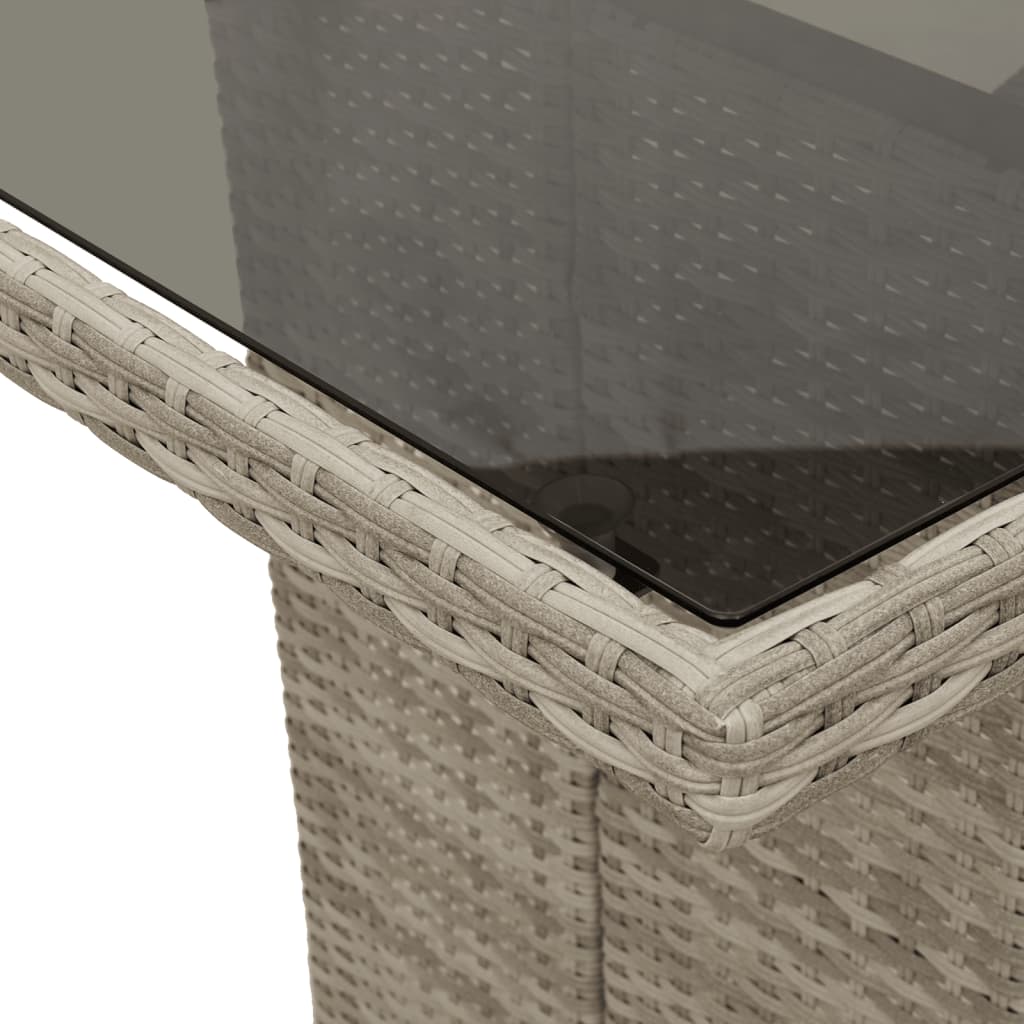 9-Delige Tuinset Met Kussens Poly Rattan
