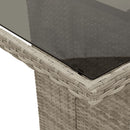 9-Delige Tuinset Met Kussens Poly Rattan