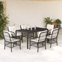 5-Delige Tuinset Met Kussens Poly Rattan