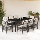 5-Delige Tuinset Met Kussens Poly Rattan