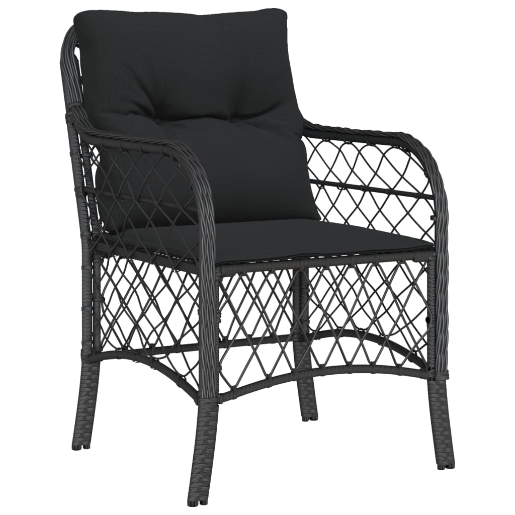 5-Delige Tuinset Met Kussens Poly Rattan