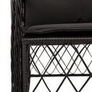 5-Delige Tuinset Met Kussens Poly Rattan