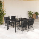 5-Delige Tuinset Met Kussens Poly Rattan