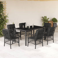 5-Delige Tuinset Met Kussens Poly Rattan