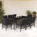5-Delige Tuinset Met Kussens Poly Rattan