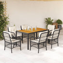 5-Delige Tuinset Met Kussens Poly Rattan