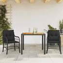 5-Delige Tuinset Met Kussens Poly Rattan