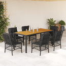 5-Delige Tuinset Met Kussens Poly Rattan