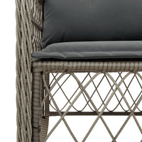 5-Delige Tuinset Met Kussens Poly Rattan