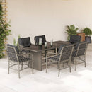 9-Delige Tuinset Met Kussens Poly Rattan