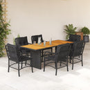 9-Delige Tuinset Met Kussens Poly Rattan