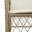 9-Delige Tuinset Met Kussens Poly Rattan
