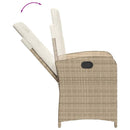 9-Delige Tuinset Met Kussens Poly Rattan
