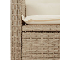 9-Delige Tuinset Met Kussens Poly Rattan