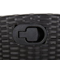 5-Delige Tuinset Met Kussens Poly Rattan