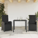 5-Delige Tuinset Met Kussens Poly Rattan