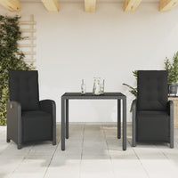 5-Delige Tuinset Met Kussens Poly Rattan