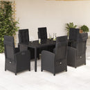 5-Delige Tuinset Met Kussens Poly Rattan