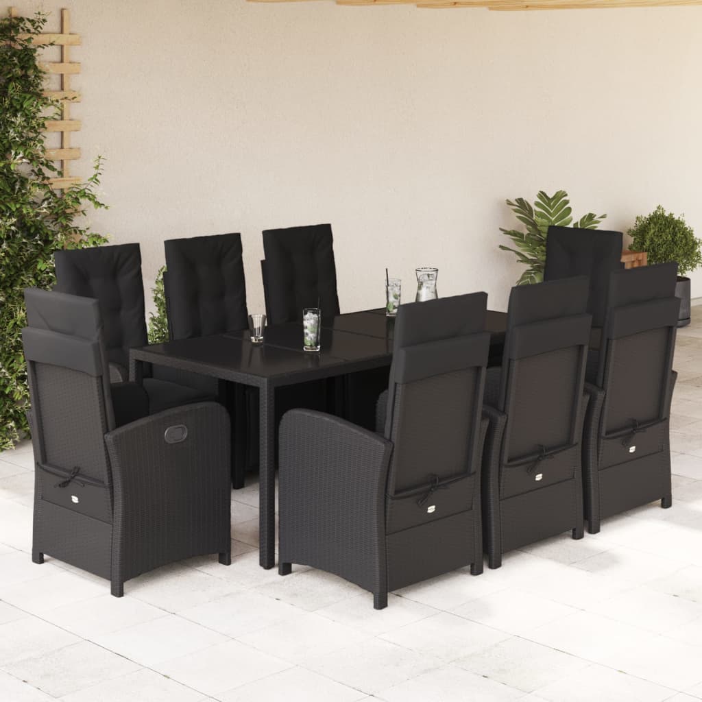 5-Delige Tuinset Met Kussens Poly Rattan